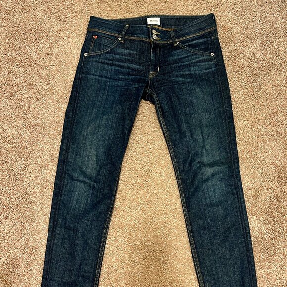 Hudson Jeans jeans, size 28, skinny cut inseam 29.5", stretch, like new - Picture 1 of 6